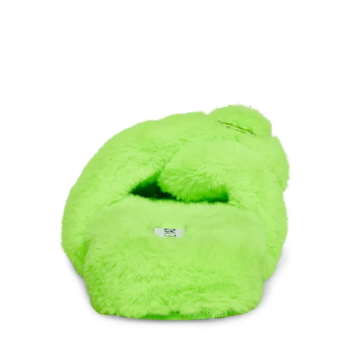 Steve Madden Staycation Lime Womens Slippers Steve Madden Staycation Lime Womens Slippers