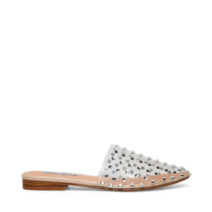 Steve Madden Tanna Clear Womens Flats