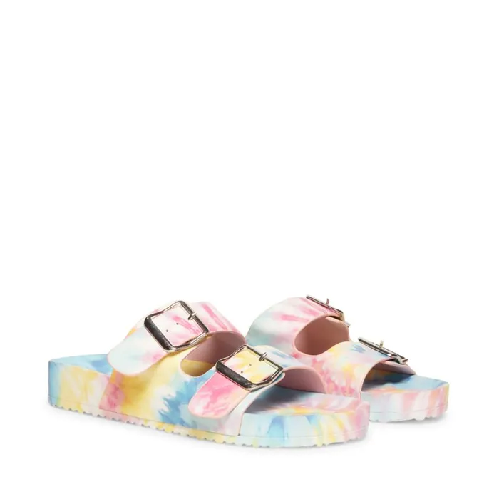 Steve Madden Teddy T Pastel Multi Womens Sandals