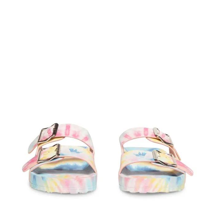 Steve Madden Teddy T Pastel Multi Womens Sandals