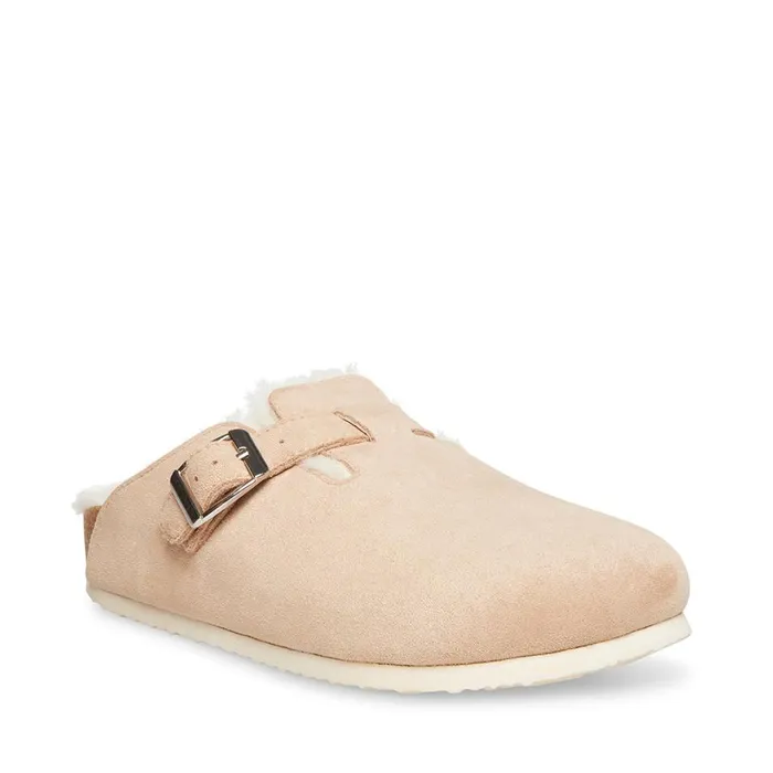 Steve Madden Unwind Taupe Womens Slippers Steve Madden Unwind Taupe Womens Slippers