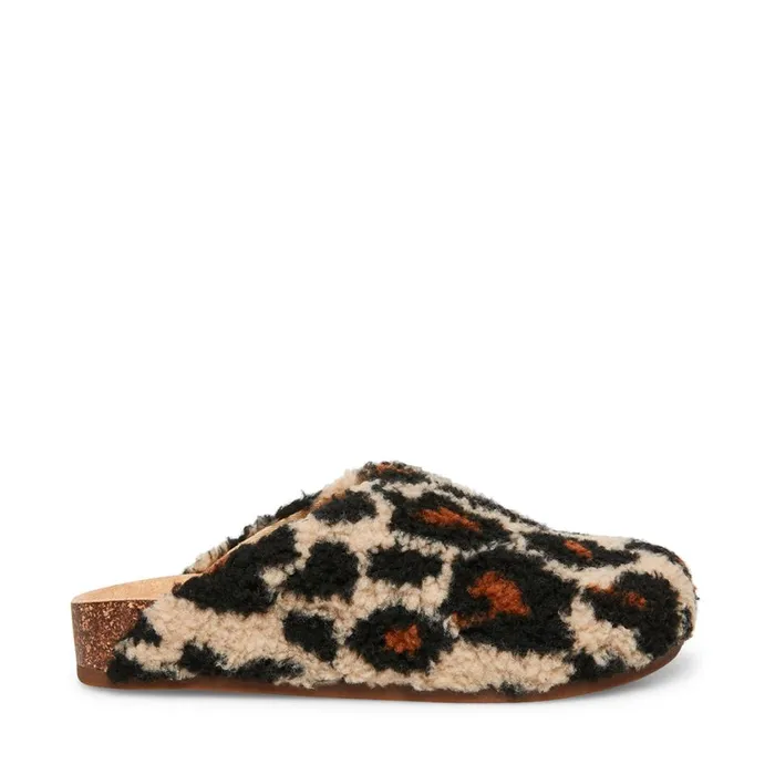 Steve Madden Vesa Leopard Womens Slippers