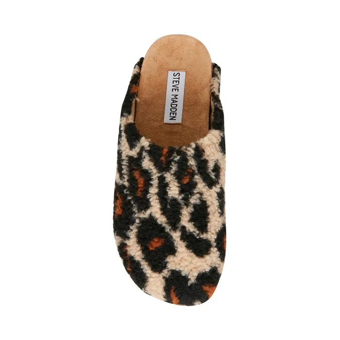 Steve Madden Vesa Leopard Womens Slippers