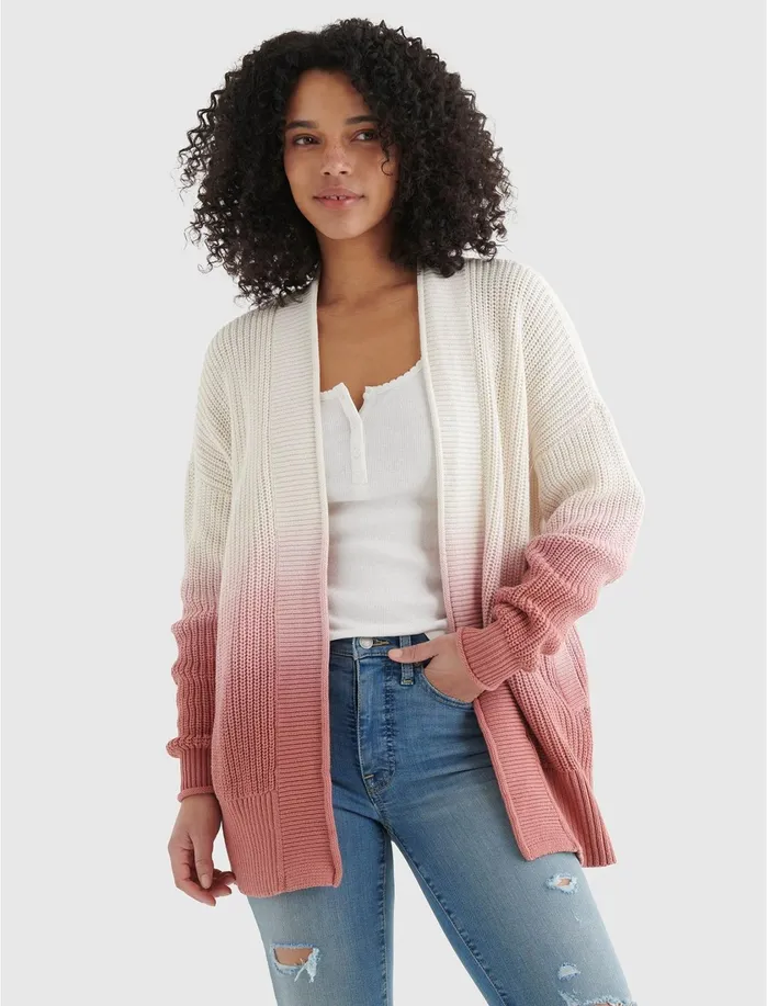 Sweaters and Sweatshirts Women Lucky Brand Dip Dye Cardigan Crushed Berry Dipdye Sweaters and Sweatshirts Women Lucky Brand Dip Dye Cardigan Crushed Berry Dipdye