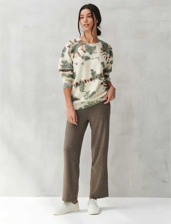 Sweaters and Sweatshirts Women Lucky Brand Tie Dye Pullover Whisper White