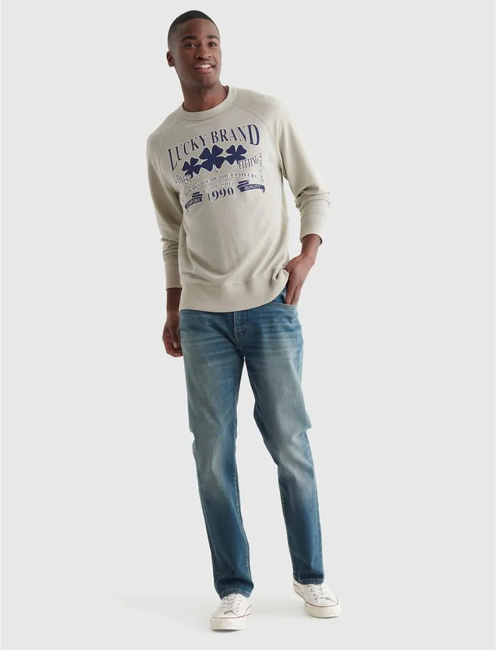 Sweaters Men Lucky Brand Burnout Lucky Brand Crew Belgian Block Sweaters Men Lucky Brand Burnout Lucky Brand Crew Belgian Block