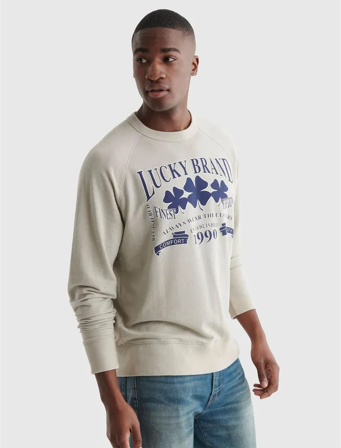 Sweaters Men Lucky Brand Burnout Lucky Brand Crew Belgian Block Sweaters Men Lucky Brand Burnout Lucky Brand Crew Belgian Block