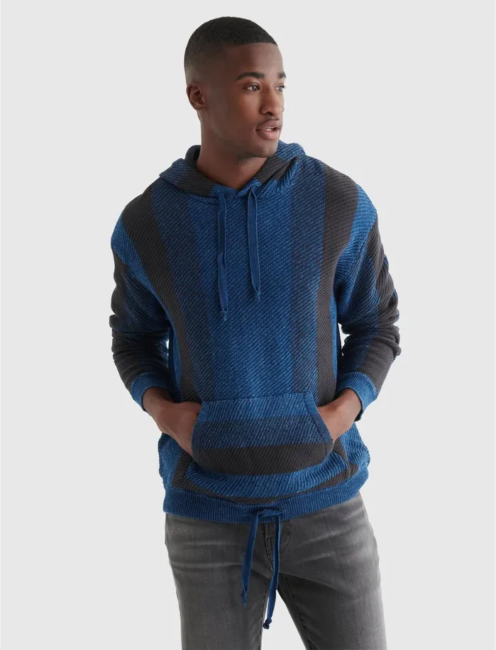 Sweaters Men Lucky Brand Indigo California Hood Indigo Multi