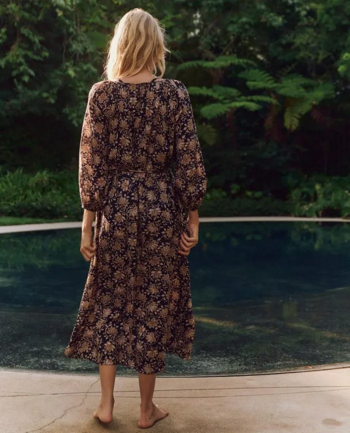 Swim The Great The Shoreline CoverUp Black Oasis Floral