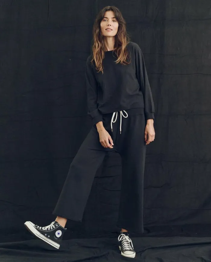 Tees and Sweats The Great The Campus Crew Almost Black