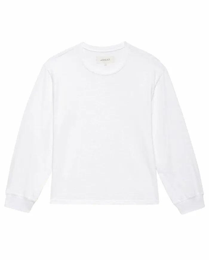 Tees and Sweats The Great The Campus Crew True White