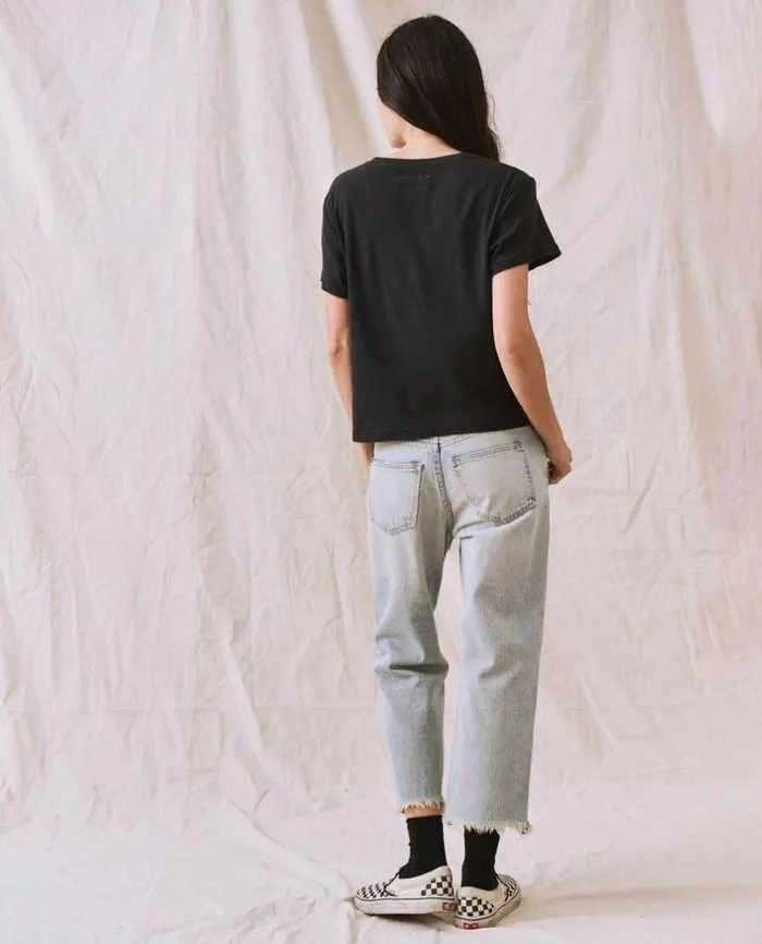 Tees and Sweats The Great The Little Recycled Rib Tee Night