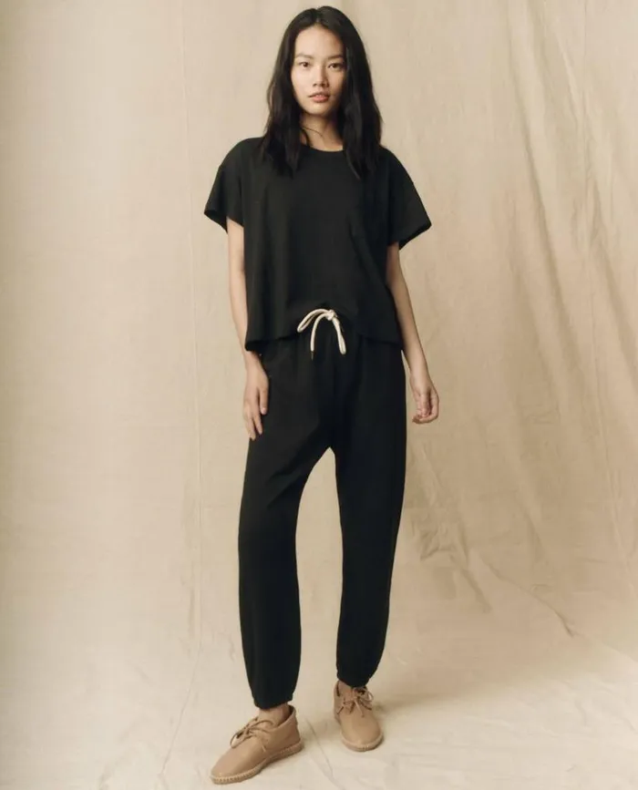 Tees and Sweats The Great The Pocket Tee Almost Black