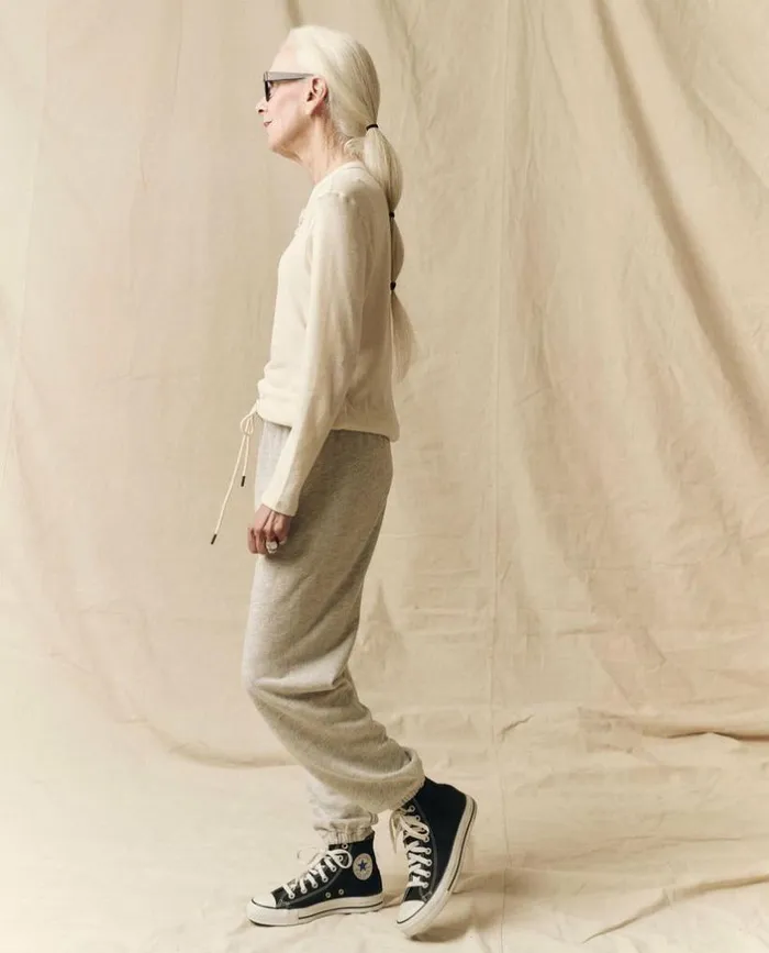 Tees and Sweats The Great The Recycled Rib Slim Henley Snow
