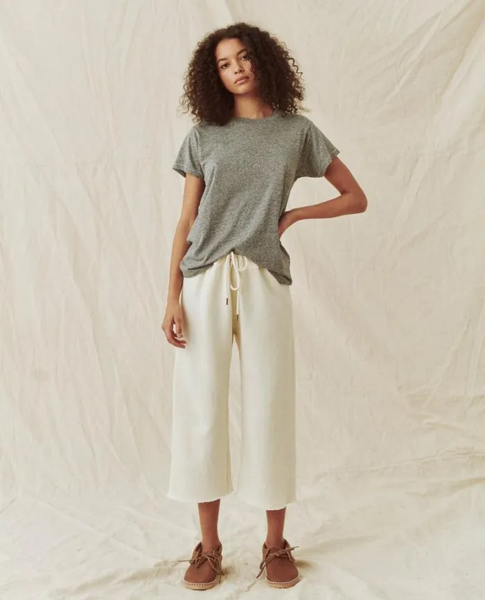 Tees and Sweats The Great The Slim Tee Heather Grey