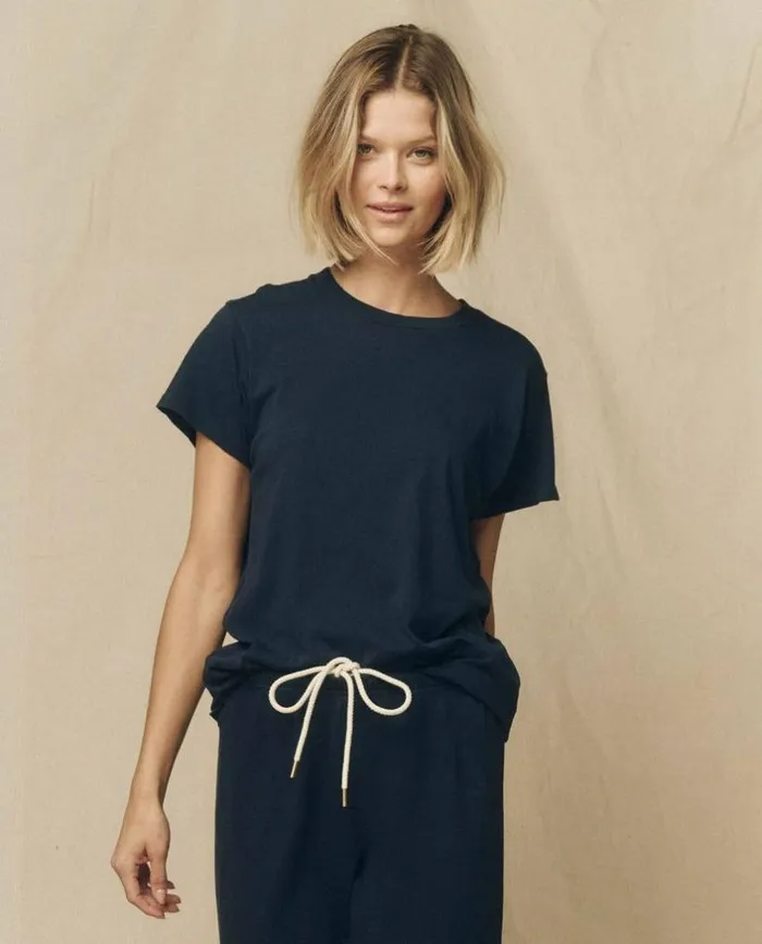 Tees and Sweats The Great The Slim Tee True Navy