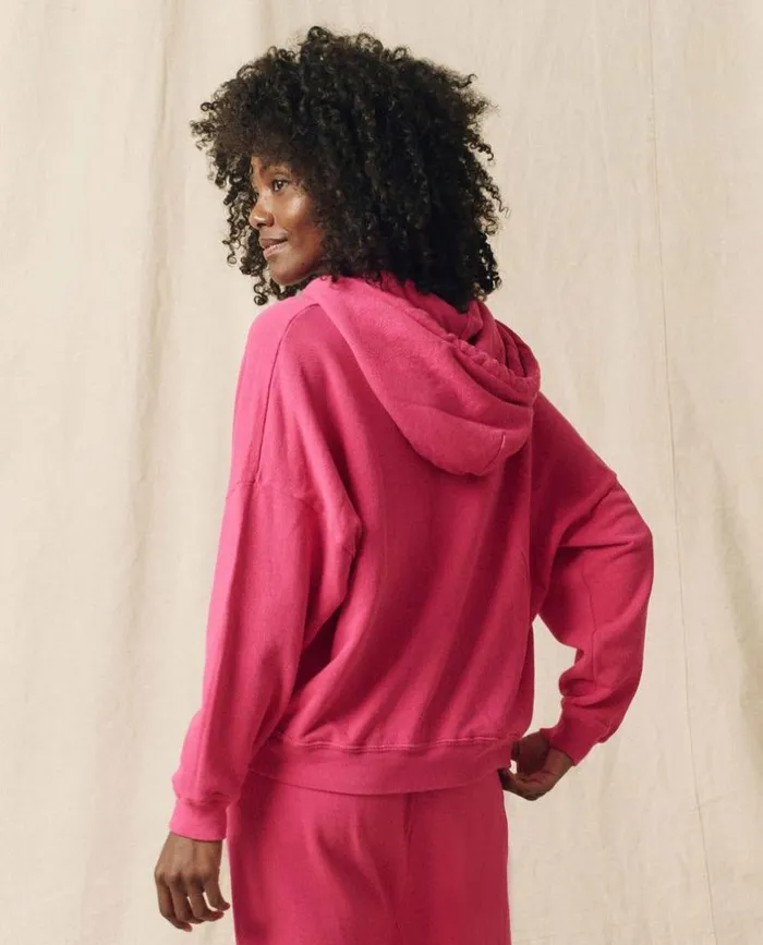 Tees and Sweats The Great The Teammate Hoodie Fuchsia