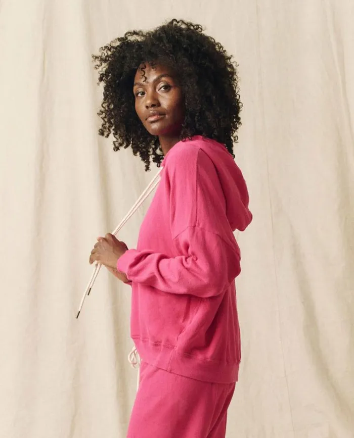 Tees and Sweats The Great The Teammate Hoodie Fuchsia