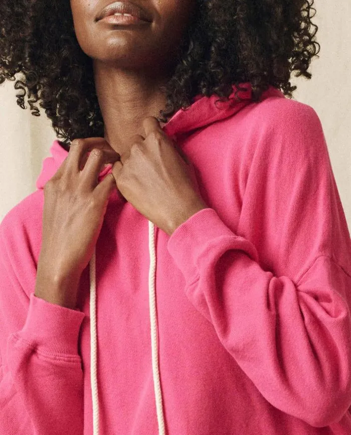 Tees and Sweats The Great The Teammate Hoodie Fuchsia