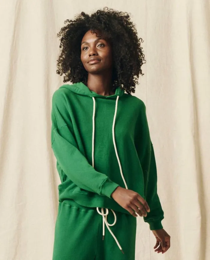 Tees and Sweats The Great The Teammate Hoodie Holly Leaf