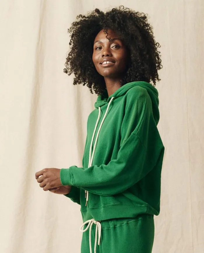 Tees and Sweats The Great The Teammate Hoodie Holly Leaf