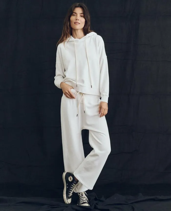 Tees and Sweats The Great The Teammate Hoodie True White
