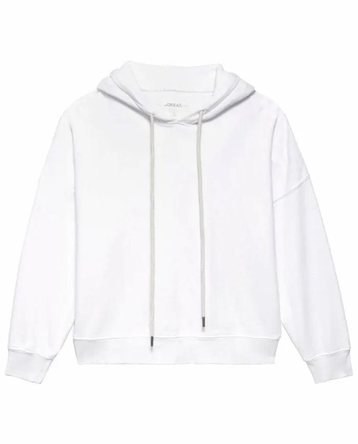 Tees and Sweats The Great The Teammate Hoodie True White