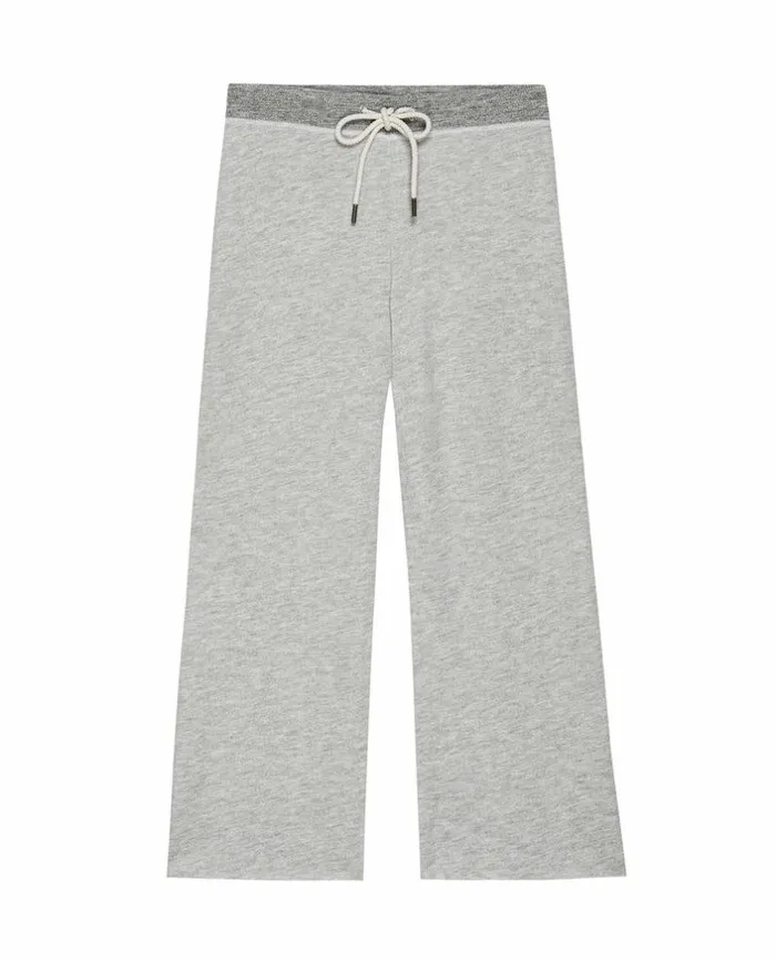 Tees and Sweats The Great The Wide Leg Cropped Sweatpant