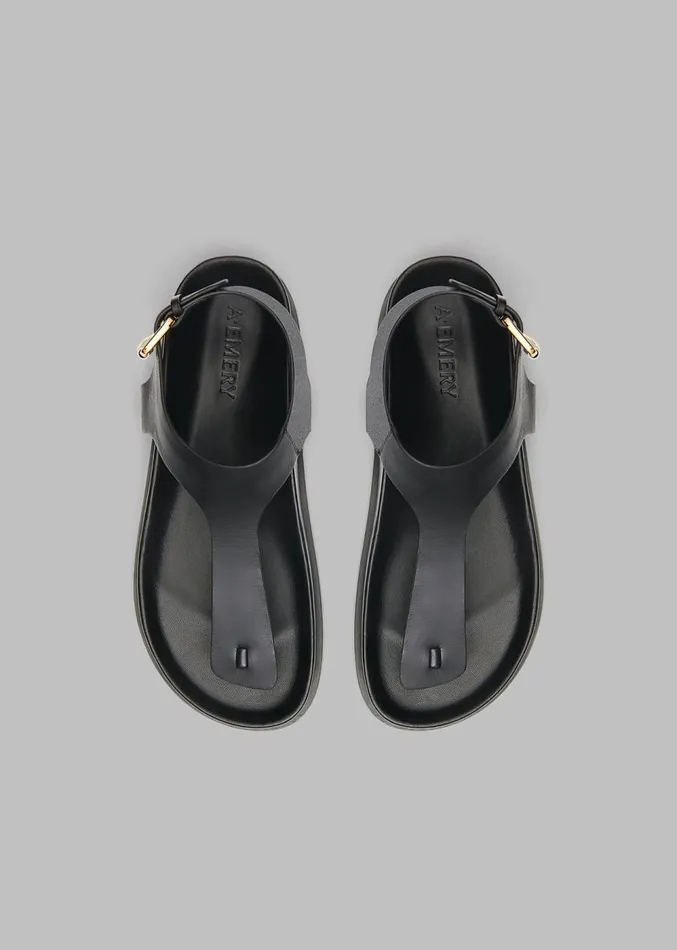 The Frankie Shop AEmery Reema Sandal 8211 Black Women Shoes