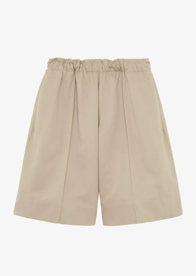 The Frankie Shop Adan Bermuda Shorts 8211 Beige Men Bottoms