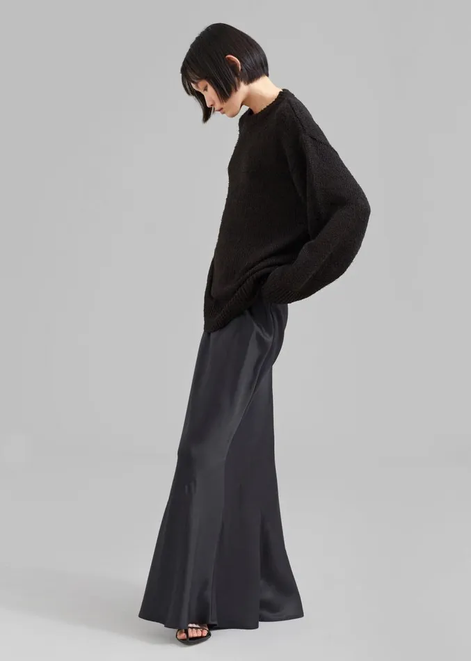 The Frankie Shop Ahine Sweater 8211 Black Women Knitwear