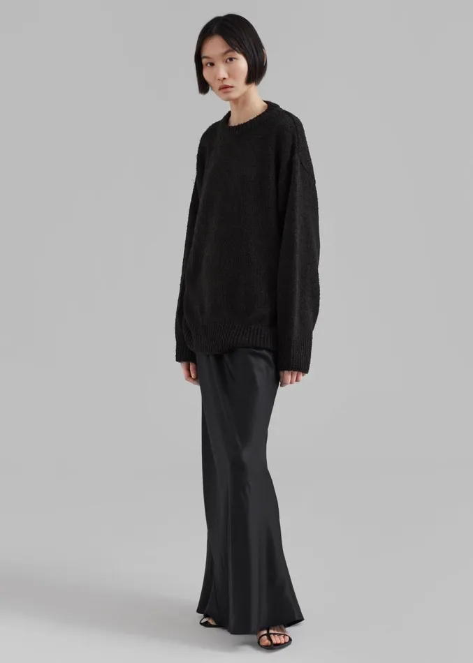 The Frankie Shop Ahine Sweater 8211 Black Women Knitwear