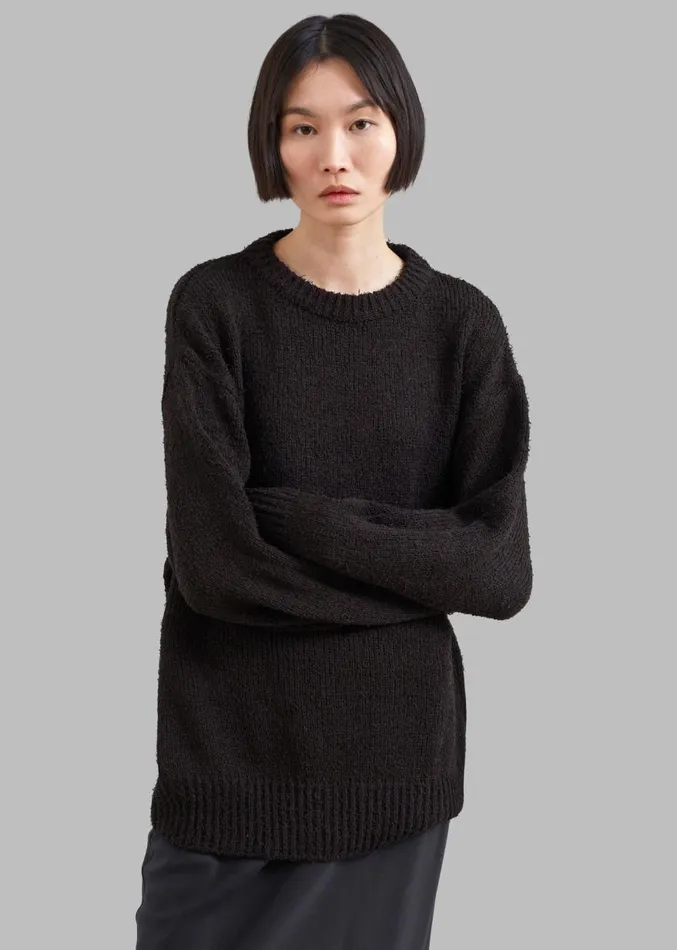 The Frankie Shop Ahine Sweater 8211 Black Women Knitwear