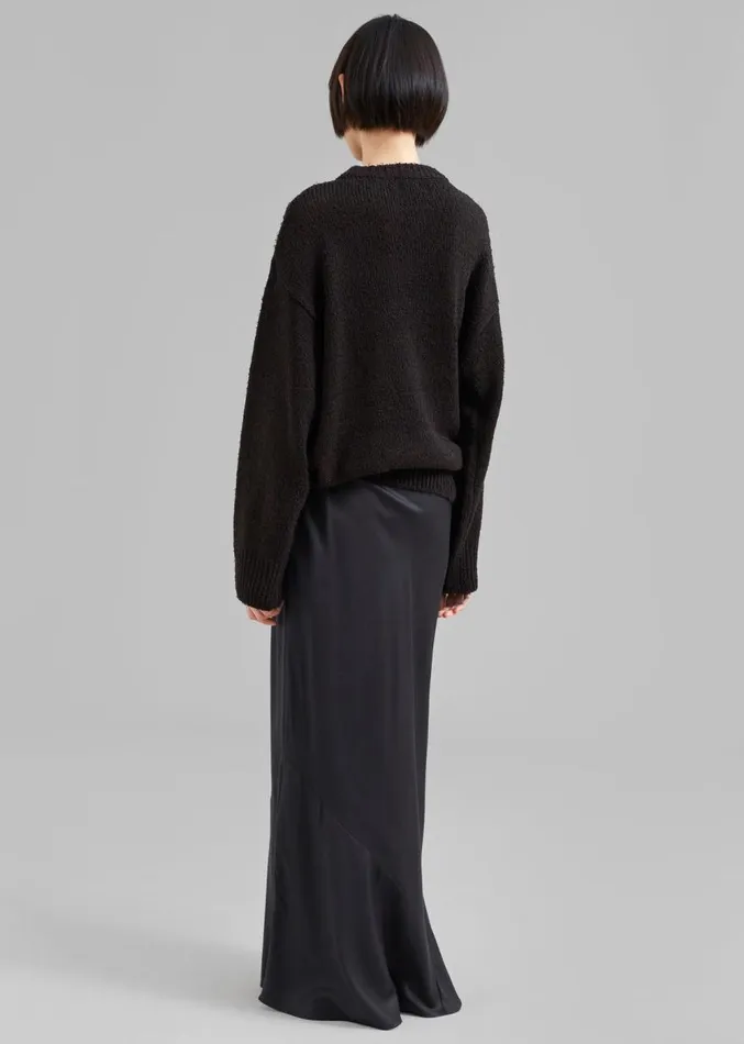 The Frankie Shop Ahine Sweater 8211 Black Women Knitwear