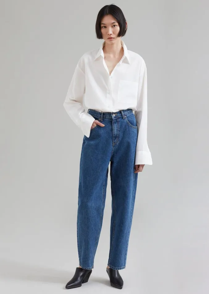 The Frankie Shop Alabama Jeans 8211 Medium Wash Women Clothing