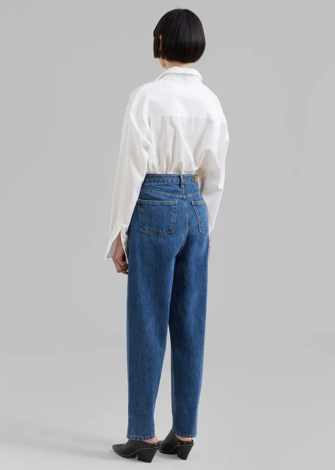 The Frankie Shop Alabama Jeans 8211 Medium Wash Women Clothing