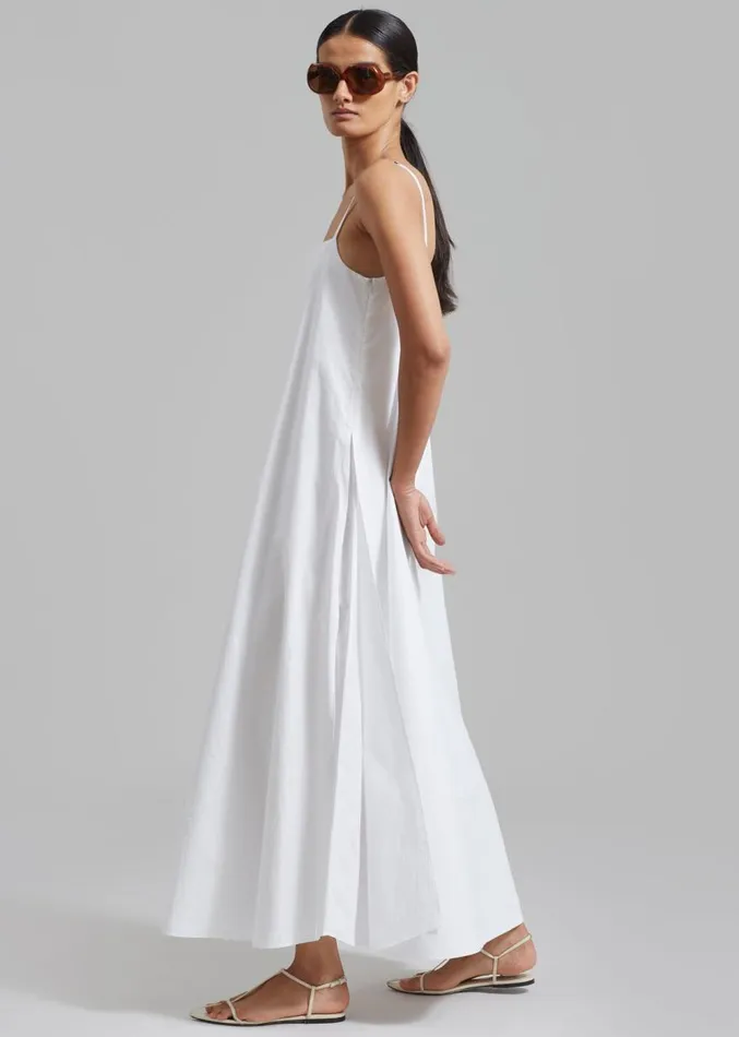 The Frankie Shop Alyssa Tank Maxi Dress 8211 White Women Dresses
