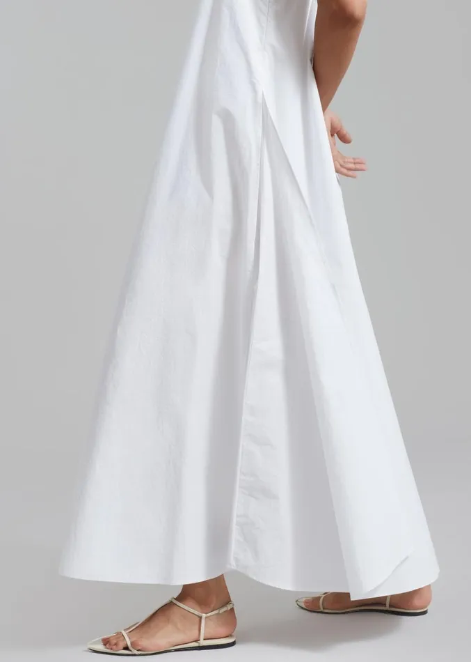 The Frankie Shop Alyssa Tank Maxi Dress 8211 White Women Dresses