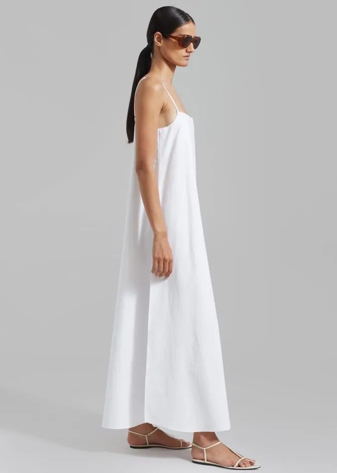 The Frankie Shop Alyssa Tank Maxi Dress 8211 White Women Dresses