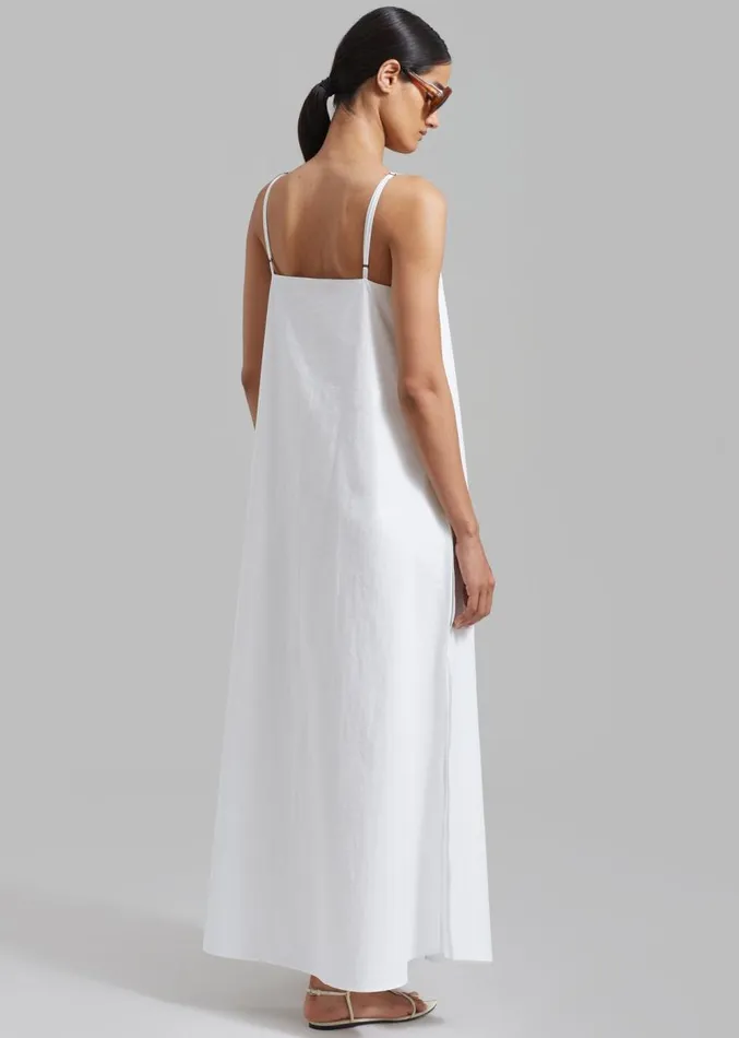 The Frankie Shop Alyssa Tank Maxi Dress 8211 White Women Dresses