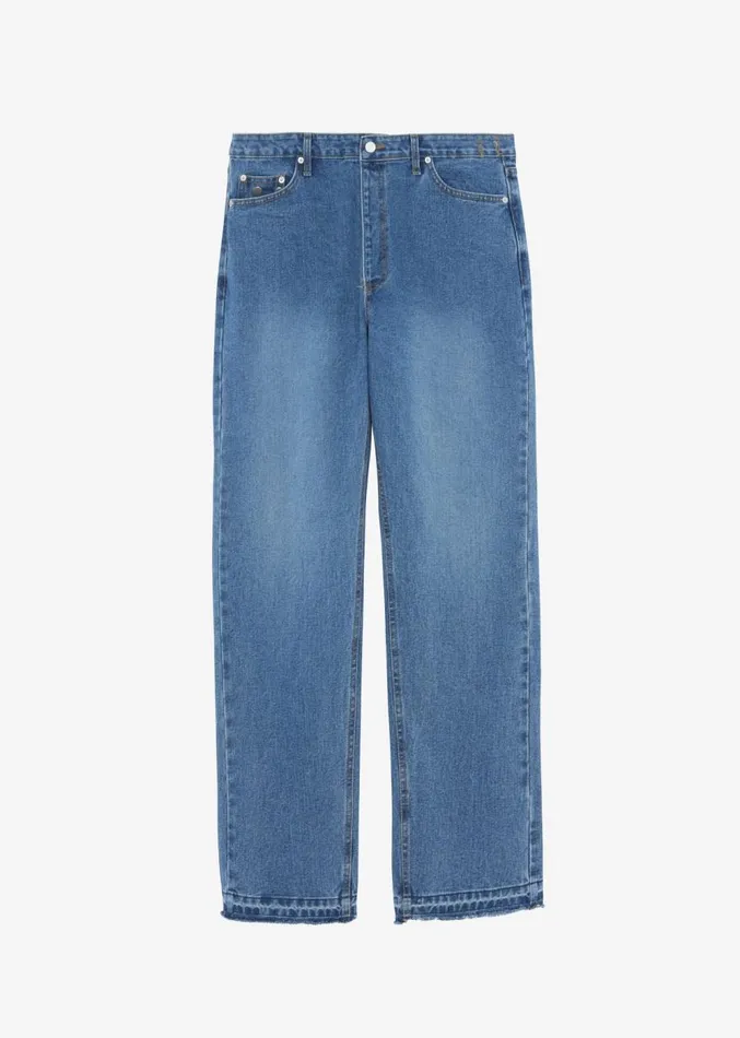 The Frankie Shop Andrea Denim Pants 8211 Medium Wash Women Denim