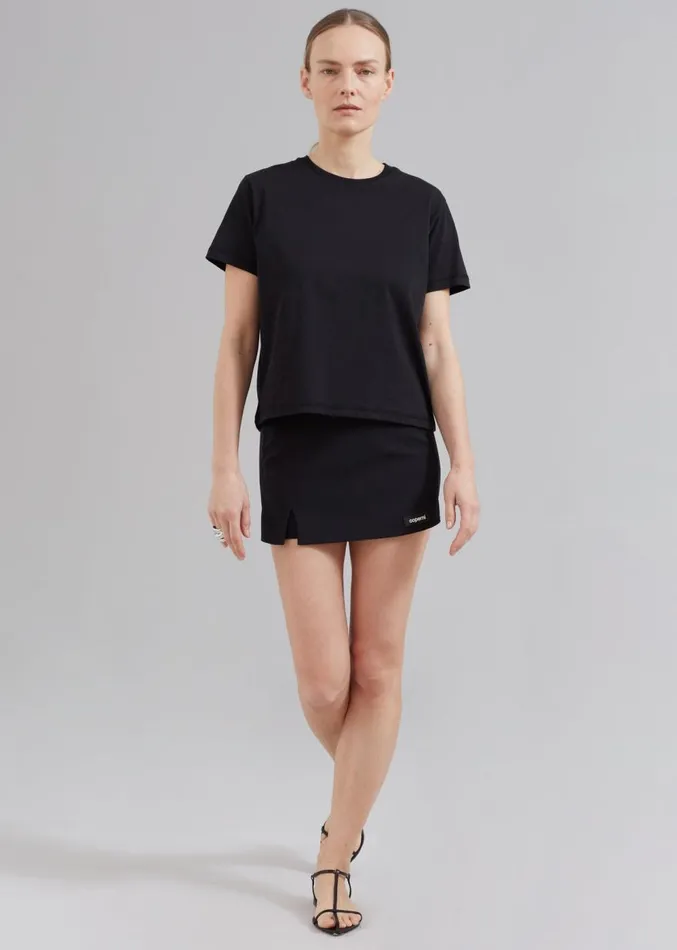 The Frankie Shop Athens Tee 8211 Black Women Clothing