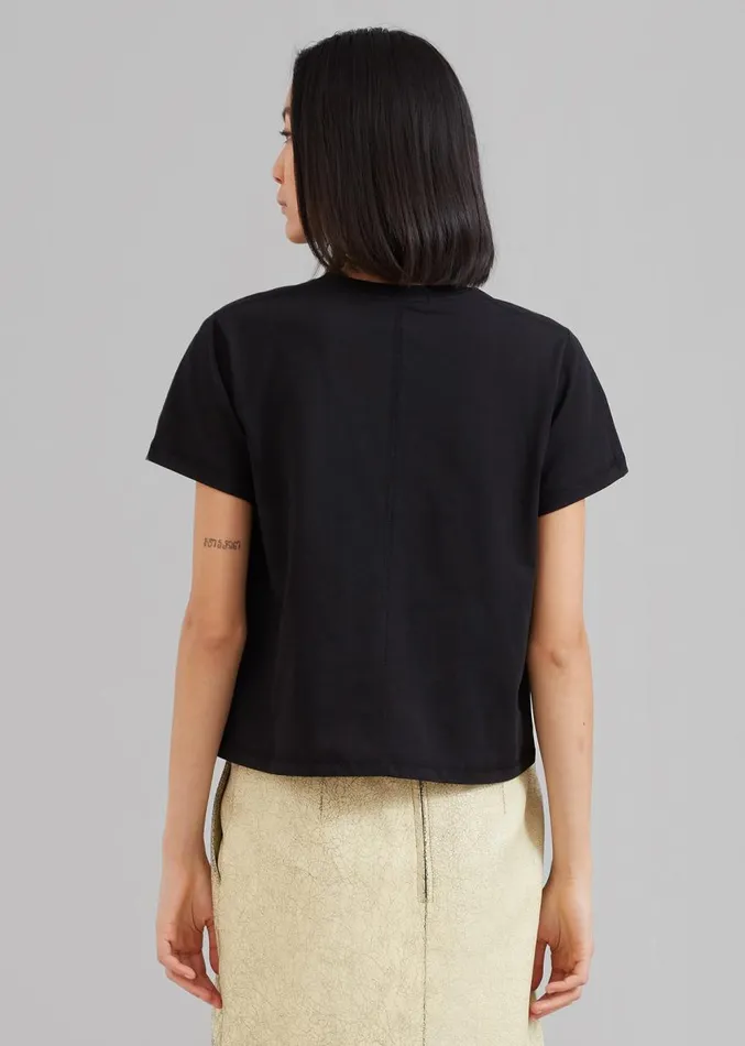 The Frankie Shop Athens Tee 8211 Black Women Clothing