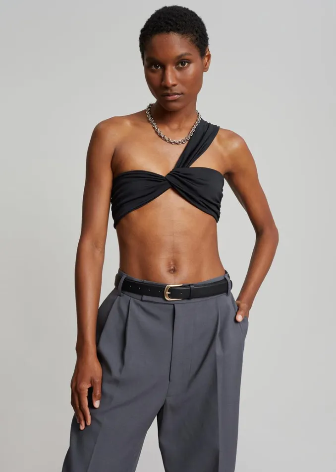 The Frankie Shop Bea Suit Pants 8211 Charcoal Women Clothing