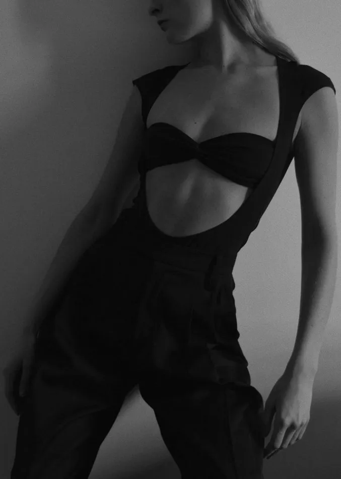 The Frankie Shop Beaufille Baes Bodysuit 8211 Black Women Tops