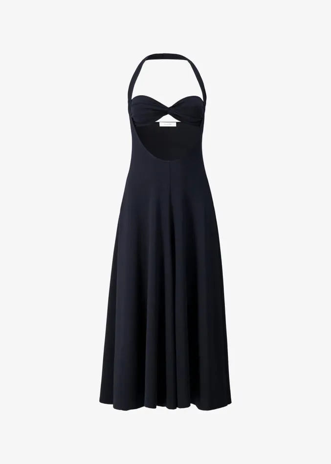 The Frankie Shop Beaufille Baes Halter Dress 8211 Black Women Clothing