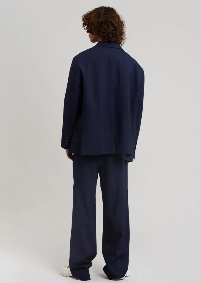 The Frankie Shop Beo Suit Pants 8211 Blue Men Suits