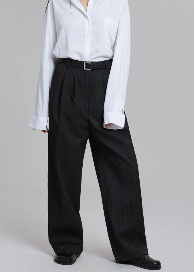 The Frankie Shop Bram Pants 8211 Black Women Clothing
