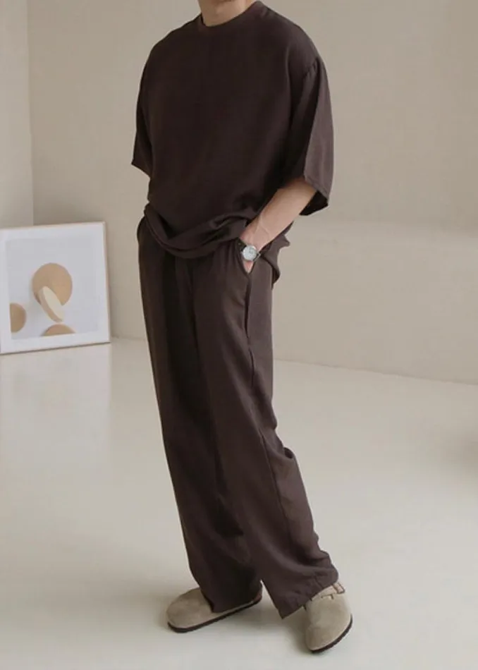 The Frankie Shop Brax Pants 8211 Brown Men Clothing