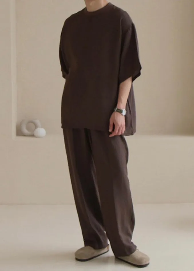 The Frankie Shop Brax Pants 8211 Brown Men Clothing